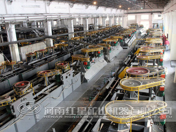 鉛、鋅多金屬礦選礦現(xiàn)場