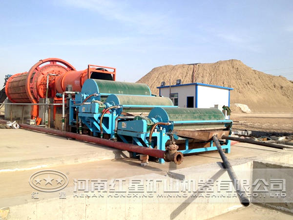 鐵礦石磁選工藝現(xiàn)場 鐵礦石磁選工藝現(xiàn)場