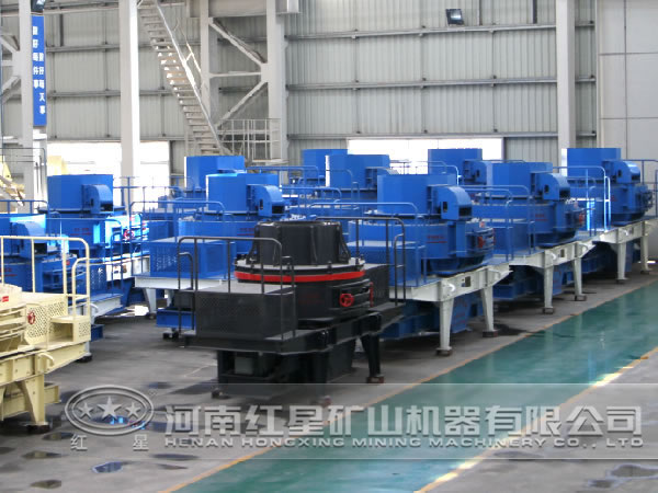 制砂機(jī)生產(chǎn)車間 制砂機(jī)生產(chǎn)車間