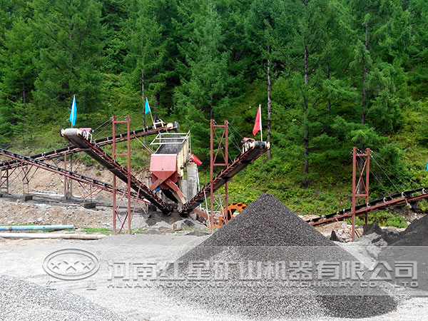 制砂生產線作業現場 制砂生產線作業現場
