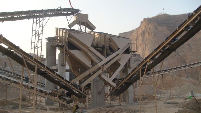 制砂生產現(xiàn)場