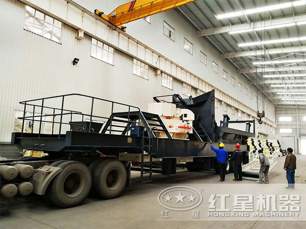 移動(dòng)式石子破碎機(jī) 移動(dòng)式石子破碎機(jī)