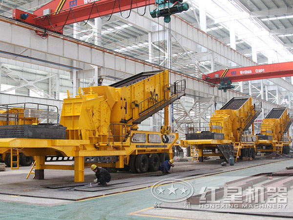 流動式石料粉碎機 流動式石料粉碎機