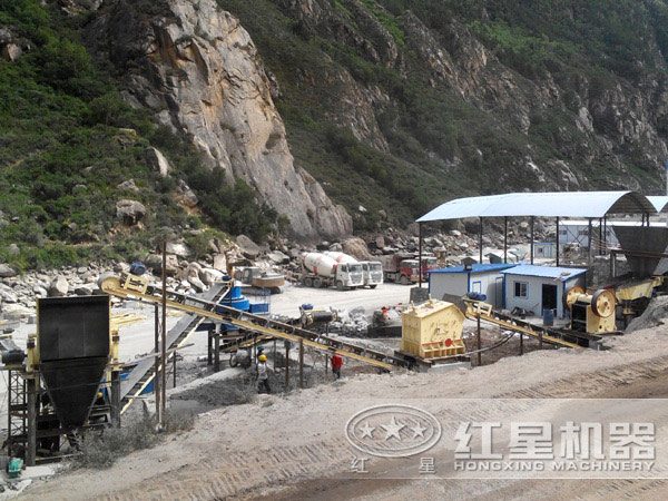 200tph制砂機(jī)生產(chǎn)現(xiàn)場