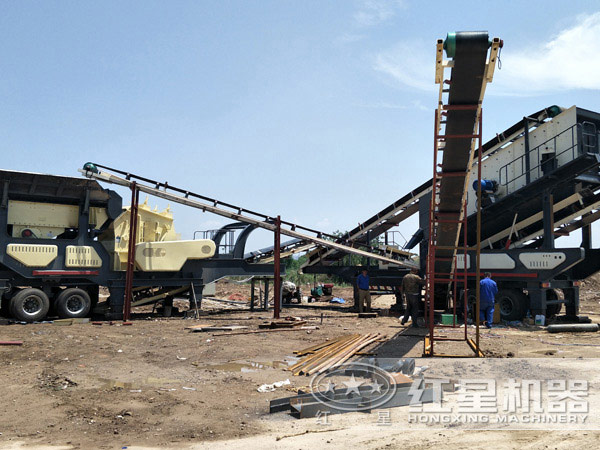 全自動制砂生產線現場 全自動制砂生產線現場