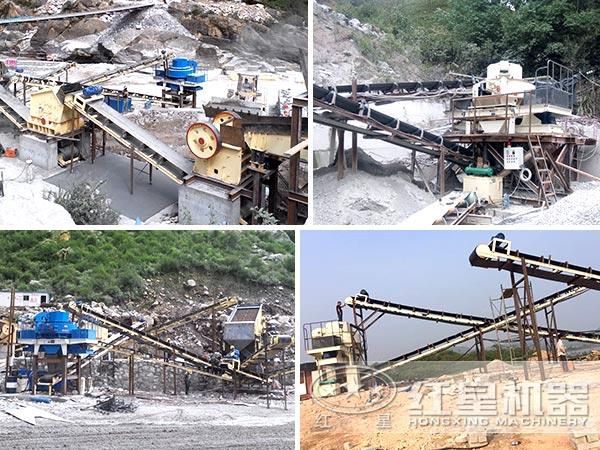 環(huán)保型制砂機作業(yè)在湖南、山東等地