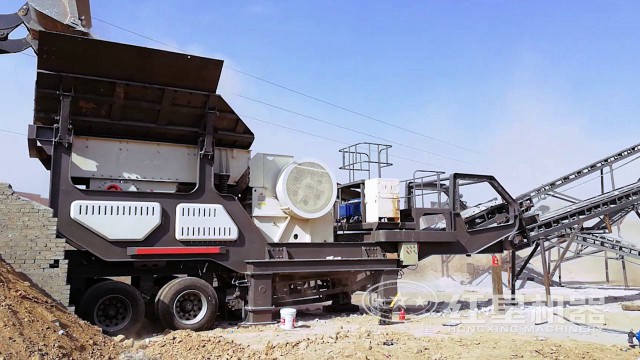 移動鄂破機碎石現場 移動鄂破機碎石現場