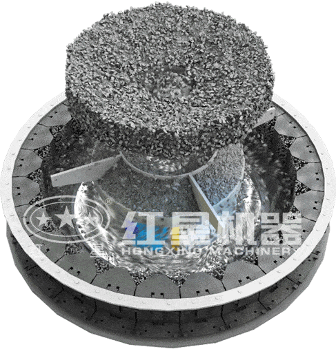 沖擊式破碎機作業原理圖 沖擊式破碎機作業原理圖