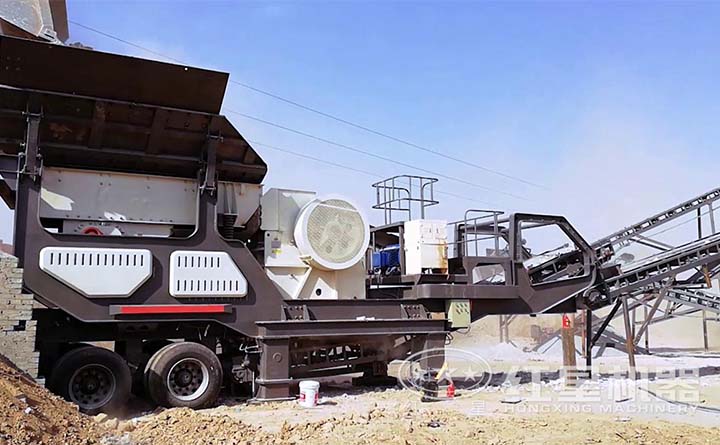 煤矸石移動破碎機客戶現場 煤矸石移動破碎機客戶現場