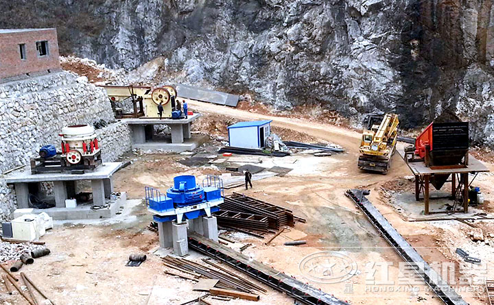 制砂機作業現場 制砂機作業現場