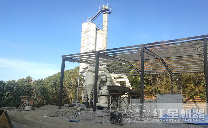 磨粉生產線現(xiàn)場