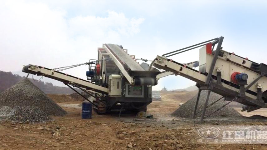 履帶小型移動碎石機客戶現(xiàn)場 履帶小型移動碎石機客戶現(xiàn)場