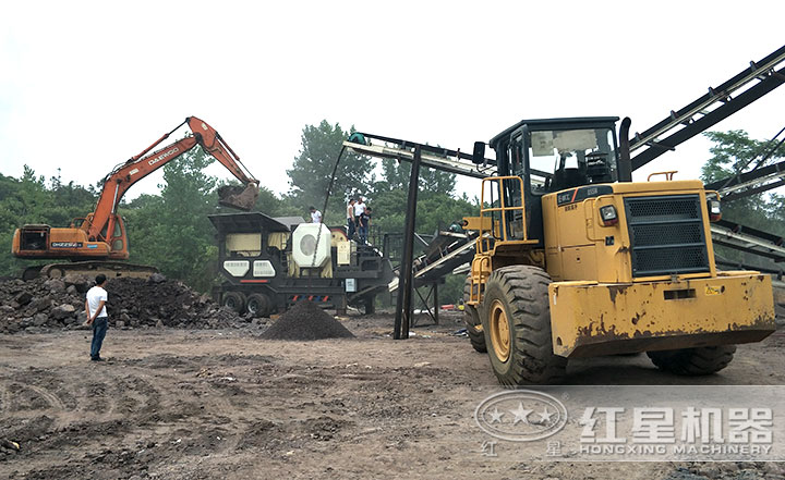 移動破碎煤現場 移動破碎煤現場