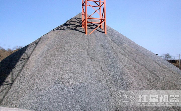 砂廠生產(chǎn)的機制砂 砂廠生產(chǎn)的機制砂