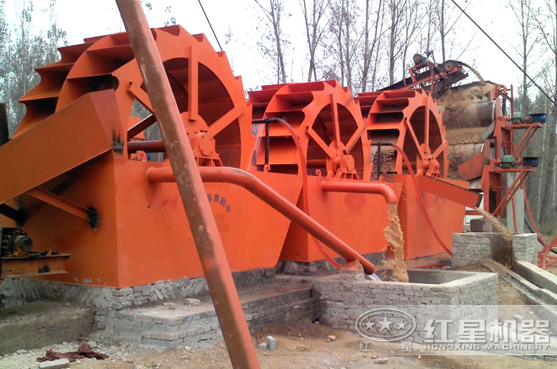 洗砂生產現場 洗砂生產現場