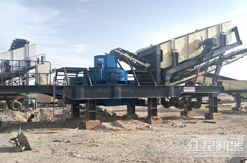 移動制砂生產(chǎn)現(xiàn)場 移動制砂生產(chǎn)現(xiàn)場