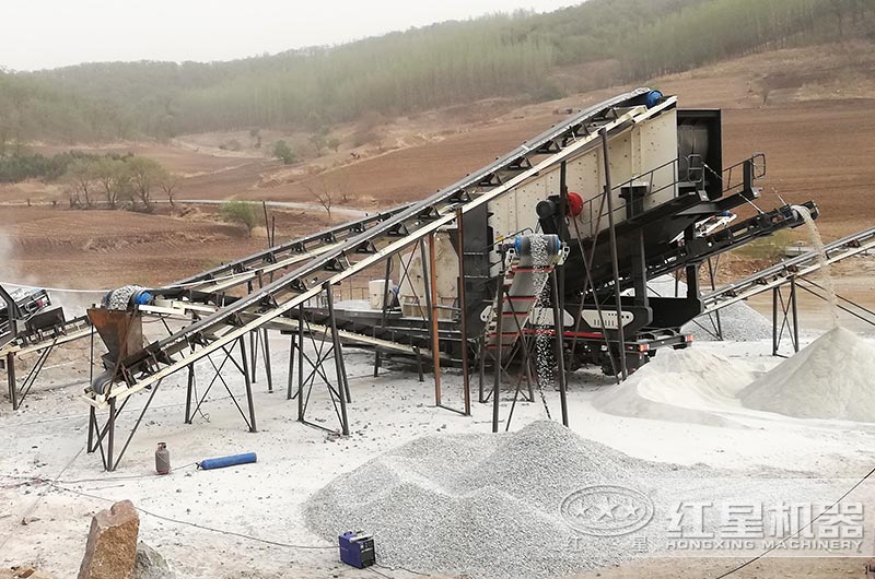 碎石生產現場 碎石生產現場