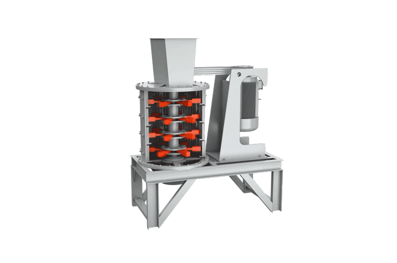 復合式破碎制砂機工作原理圖 復合式破碎制砂機工作原理圖