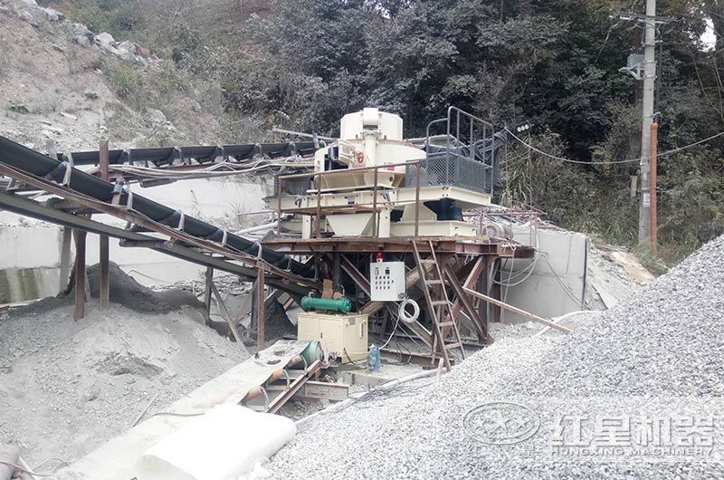 瓜米石制砂加工現場 瓜米石制砂加工現場